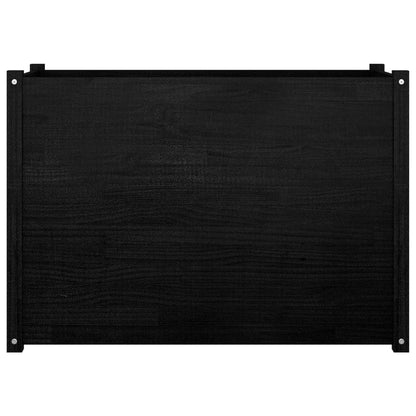 vidaXL Pflanzkübel Schwarz 100x50x70 cm Massivholz Kiefer