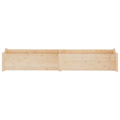 vidaXL Pflanzkübel 2 Stk. 200x31x31 cm Massivholz Kiefer