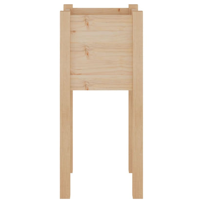 vidaXL Jardinière 31x31x70 cm Bois de pin massif