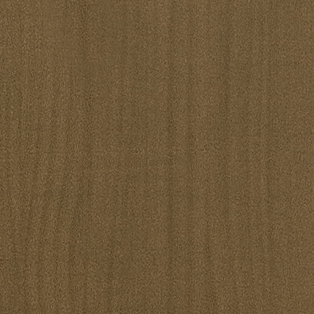 vidaXL Pflanzkübel Honigbraun 40x40x70 cm Massivholz Kiefer