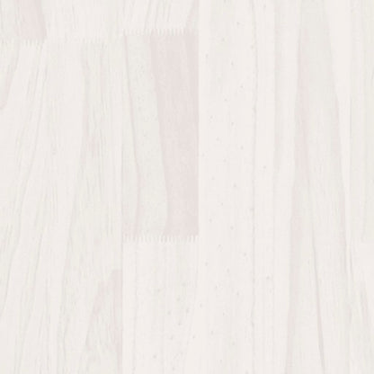 vidaXL Jardinières 2 pcs Blanc 50x50x70 cm Bois de pin massif