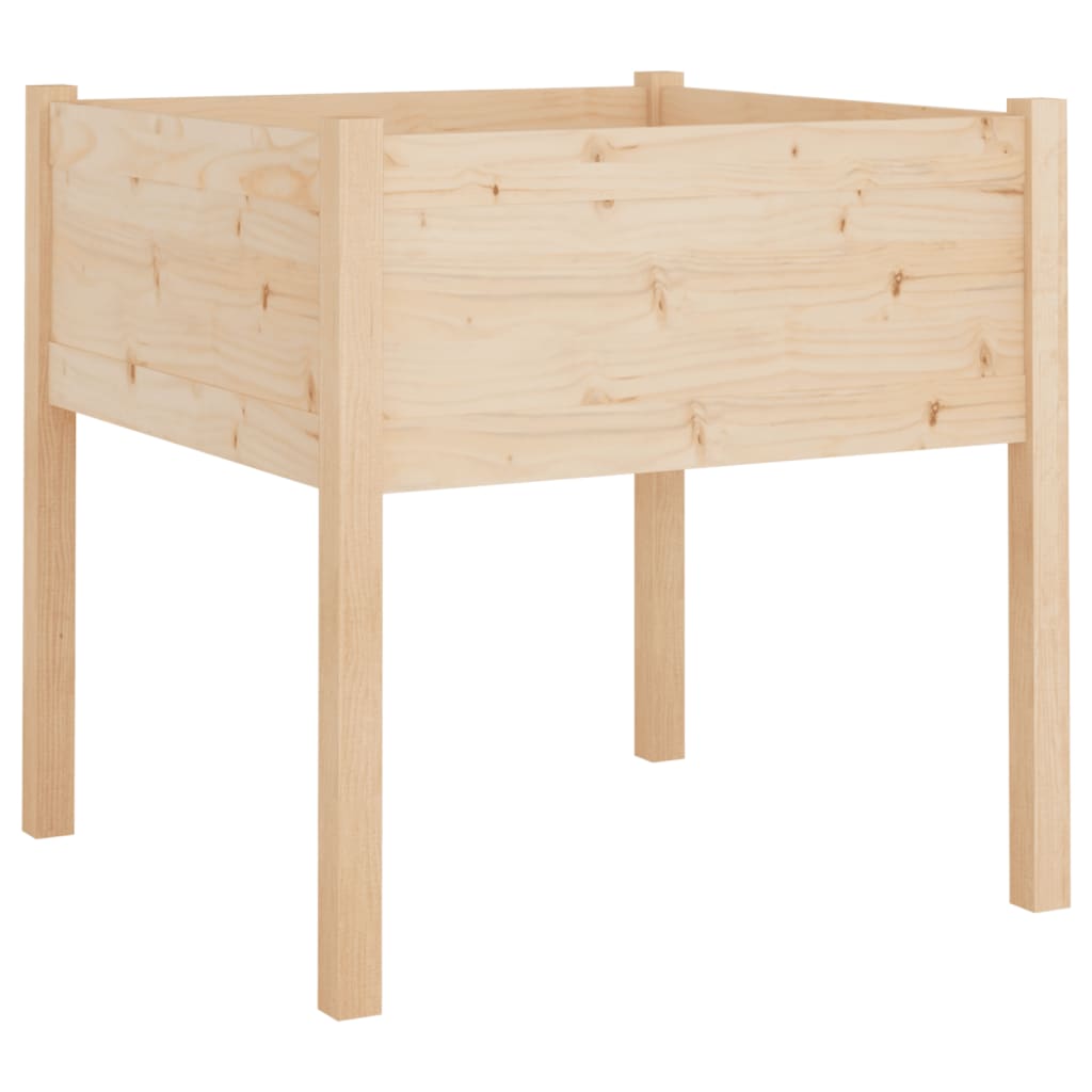 vidaXL Jardinières 2 pcs 70x70x70 cm Bois de pin massif