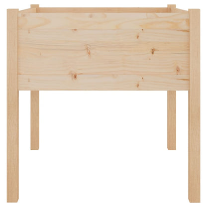 vidaXL Jardinières 2 pcs 70x70x70 cm Bois de pin massif