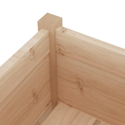 vidaXL Jardinières 2 pcs 70x70x70 cm Bois de pin massif