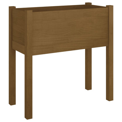 vidaXL Jardinières 2 pcs Marron miel 70x31x70 cm Bois de pin massif