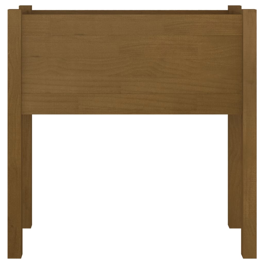 vidaXL Jardinières 2 pcs Marron miel 70x31x70 cm Bois de pin massif