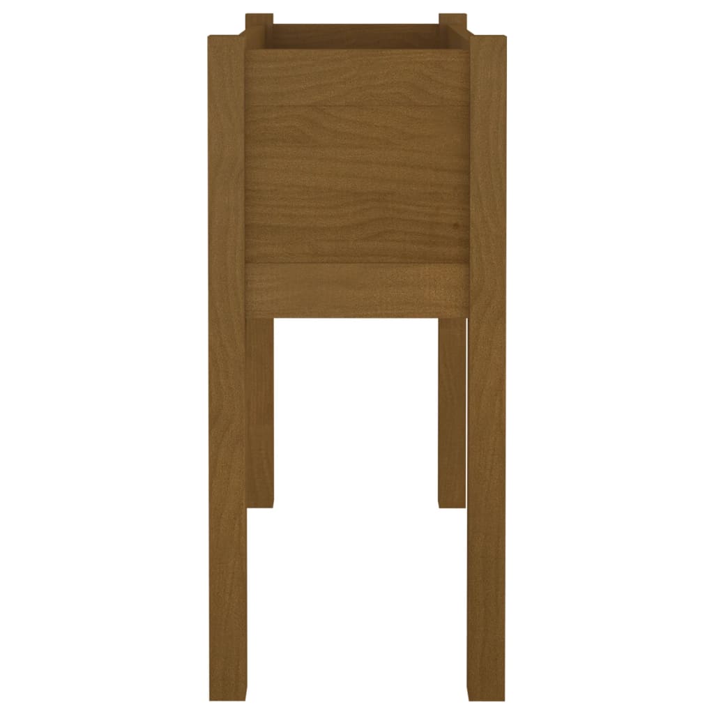 vidaXL Jardinières 2 pcs Marron miel 70x31x70 cm Bois de pin massif