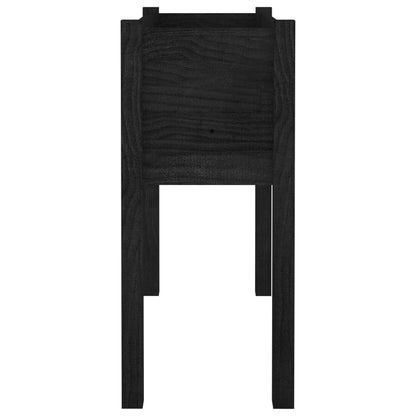 vidaXL Jardinières 2 pcs Noir 70x31x70 cm Bois de pin massif