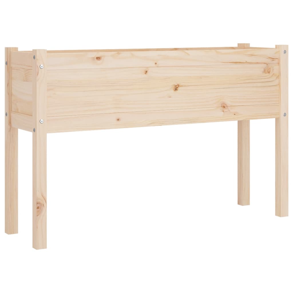 vidaXL Jardinière 110x31x70 cm Bois de pin massif