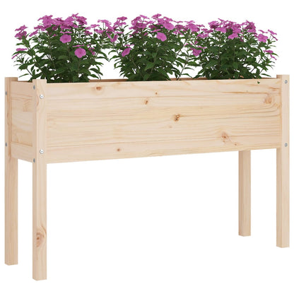 vidaXL Jardinière 110x31x70 cm Bois de pin massif