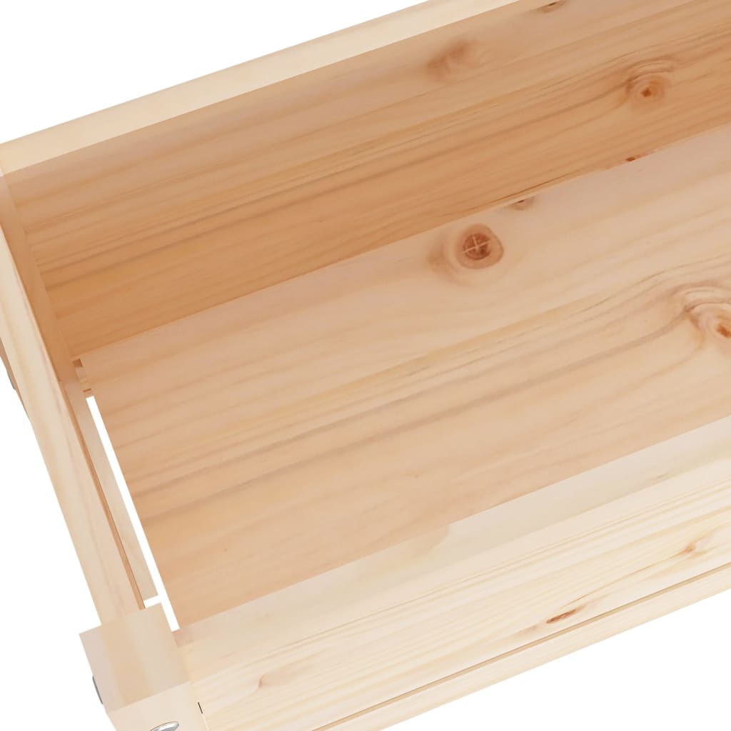 vidaXL Jardinière 110x31x70 cm Bois de pin massif