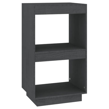 vidaXL Bibliothèque grise 40x35x71 cm en pin massif