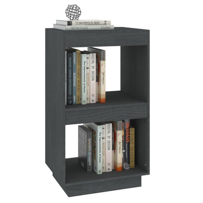 vidaXL Bibliothèque grise 40x35x71 cm en pin massif