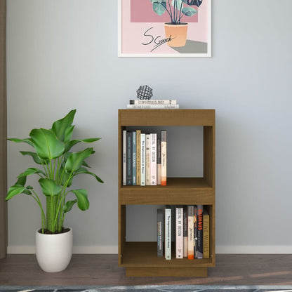 vidaXL Bücherregal Honigbraun 40x35x71 cm Massivholz Kiefer