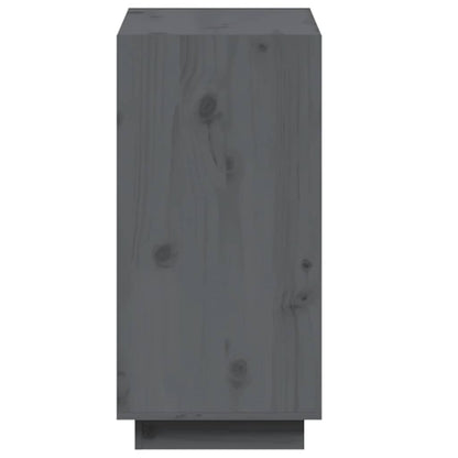 vidaXL Bibliothèque grise 60x35x71 cm bois de pin massif