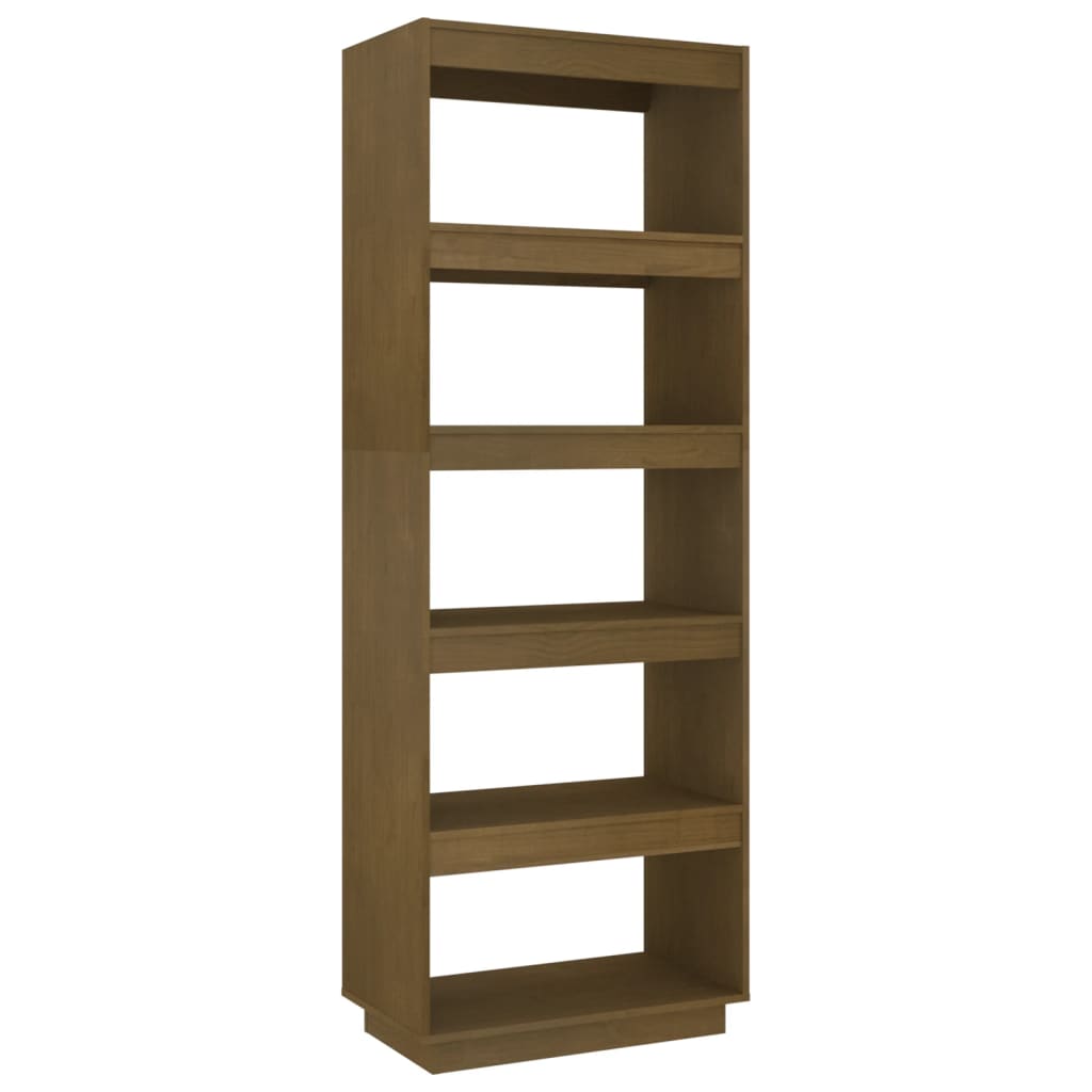 vidaXL Étagère/Séparateur de pièce Marron Miel 60x35x167 cm Bois de pin massif