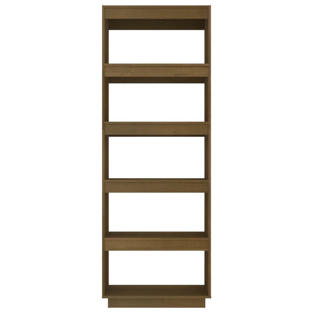 vidaXL Étagère/Séparateur de pièce Marron Miel 60x35x167 cm Bois de pin massif