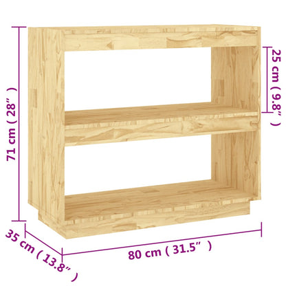 vidaXL Bibliothèque 80x35x71 cm Bois de pin massif