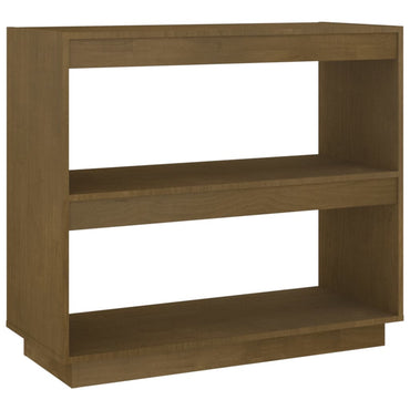 vidaXL Étagère à livres marron miel 80x35x71 cm Bois de pin massif