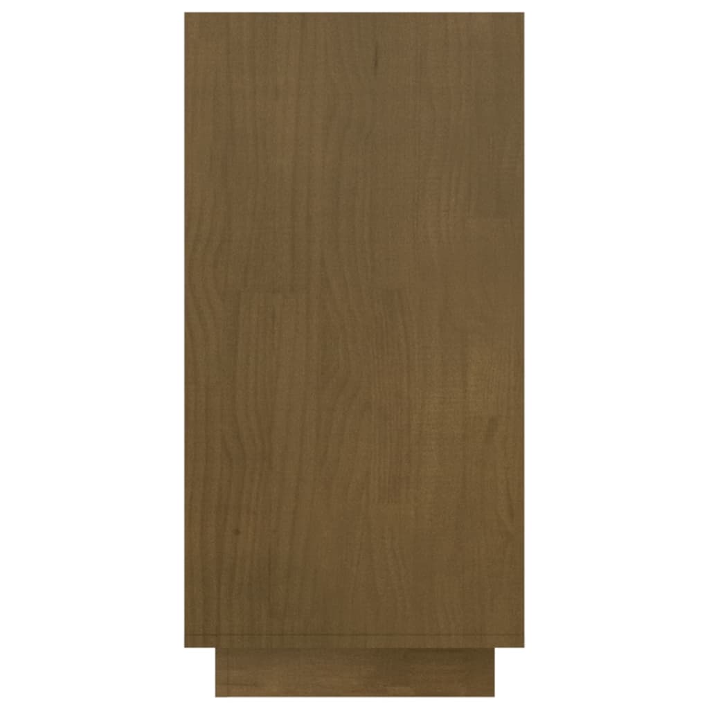 vidaXL Étagère à livres marron miel 80x35x71 cm Bois de pin massif