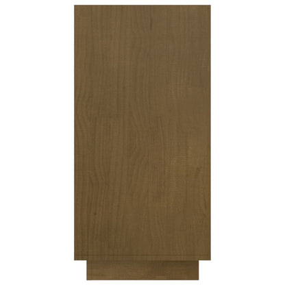 vidaXL Étagère à livres marron miel 80x35x71 cm Bois de pin massif