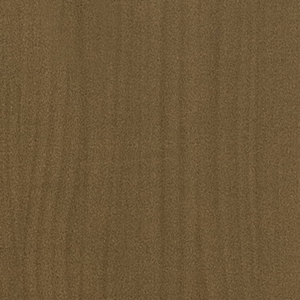 vidaXL Étagère à livres marron miel 80x35x71 cm Bois de pin massif