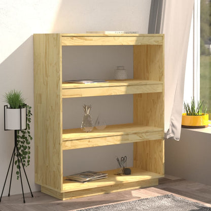 vidaXL Bücherregal/Raumteiler 80x35x103 cm Massivholz Kiefer