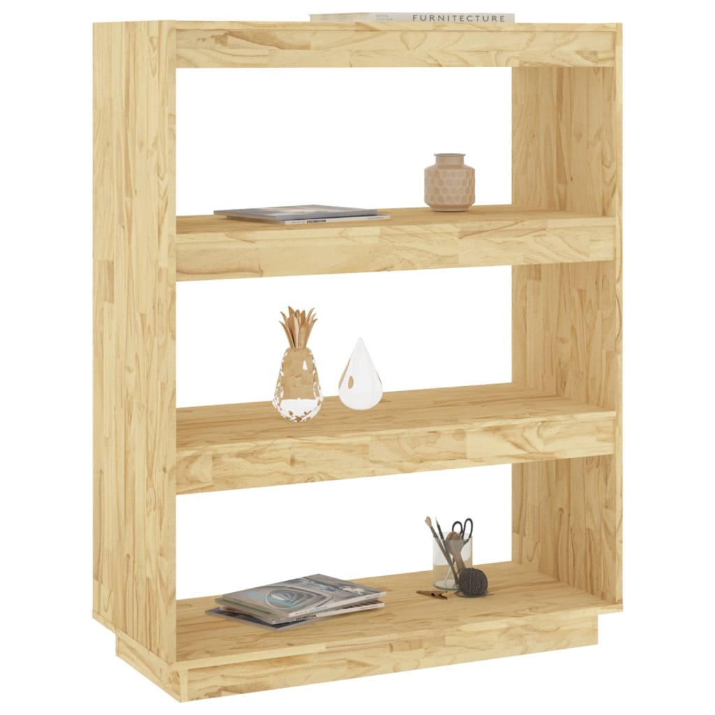 vidaXL Bücherregal/Raumteiler 80x35x103 cm Massivholz Kiefer