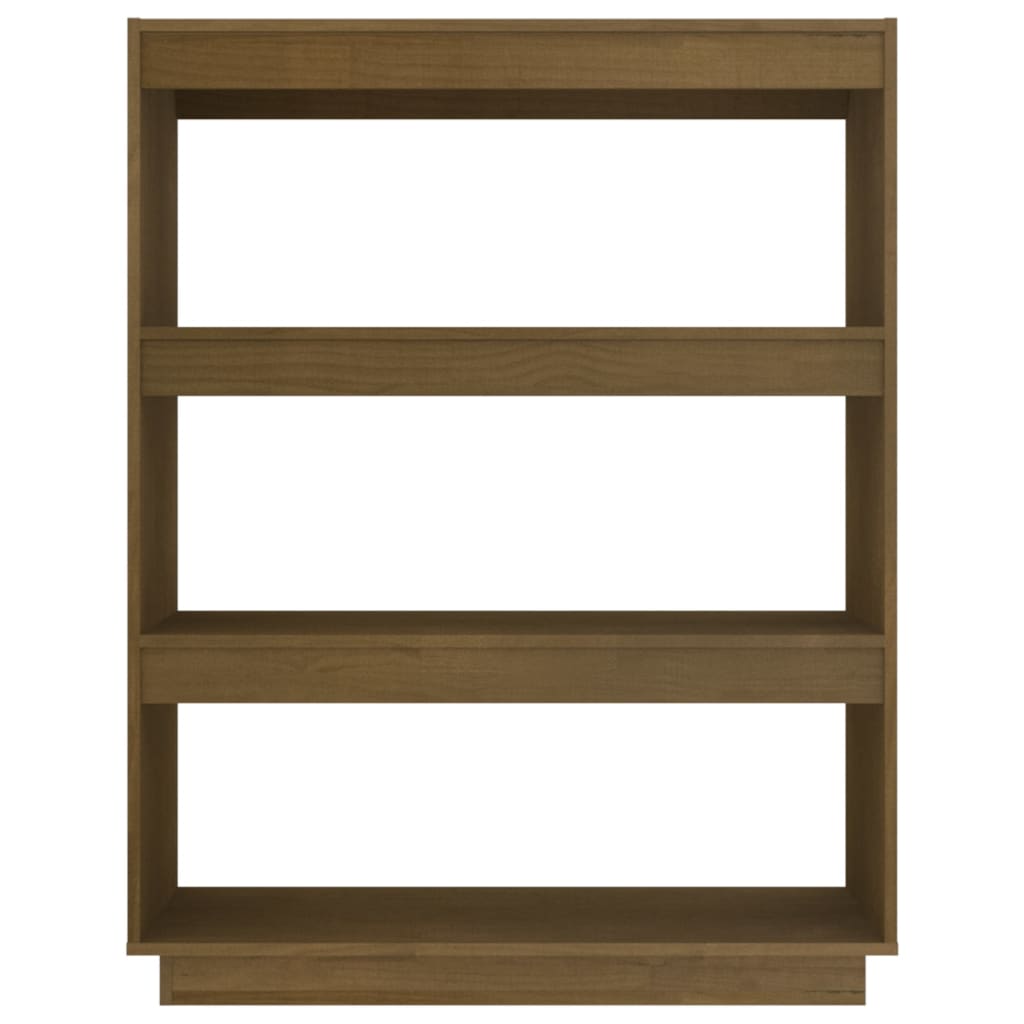 vidaXL Étagère/Séparateur de pièce Marron Miel 80x35x103 Bois de pin massif