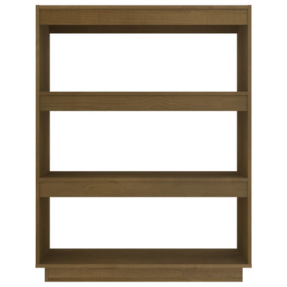 vidaXL Étagère/Séparateur de pièce Marron Miel 80x35x103 Bois de pin massif
