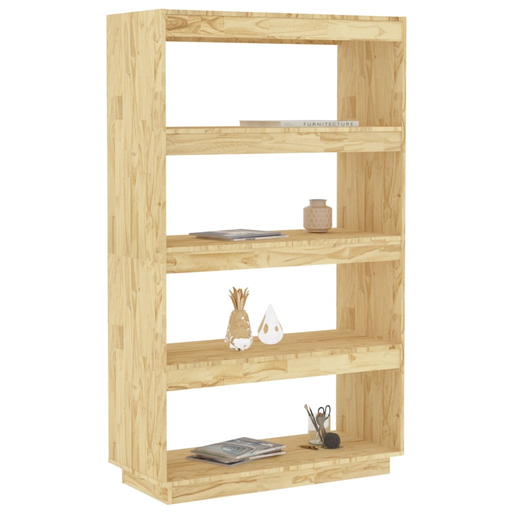 vidaXL Bücherregal/Raumteiler 80x35x135 cm Massivholz Kiefer