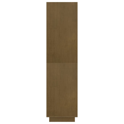 vidaXL Bücherregal/Raumteiler Honigbraun 80x35x135 Massivholz Kiefer
