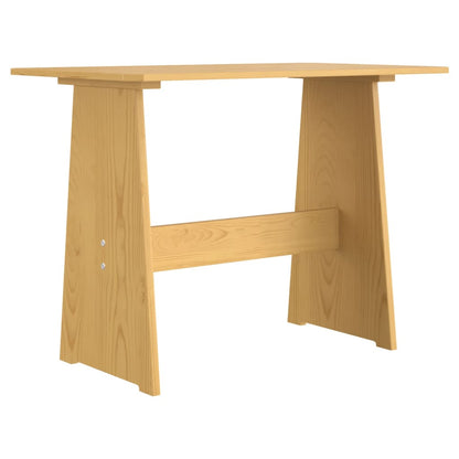 vidaXL 3-tlg. Eckbankgruppe REINE Honigbraun Massivholz Kiefer