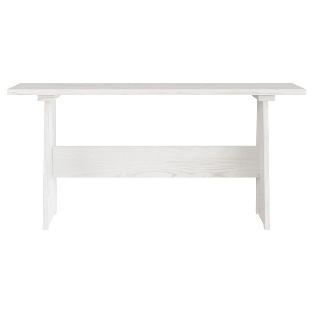 vidaXL Ensemble banquette d'angle 3 pcs REINE blanc pin massif