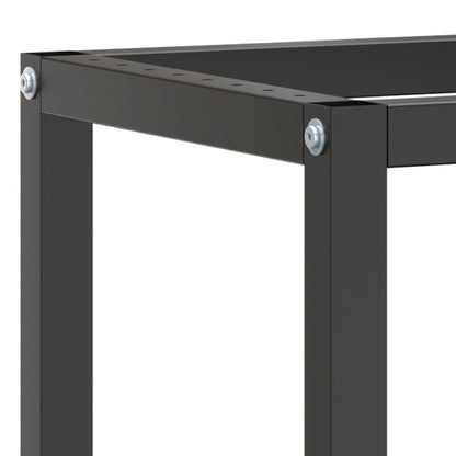 vidaXL Châssis d'établi noir mat et rouge mat 110 x 50 x 79 cm Métal