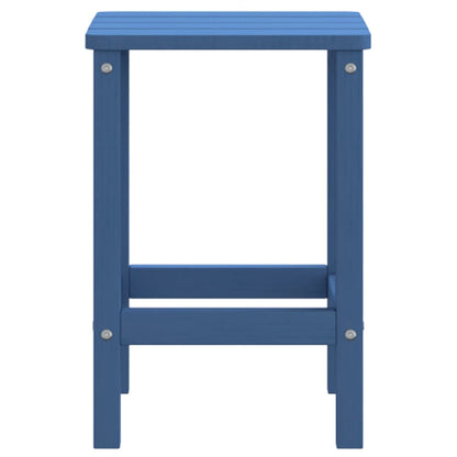 vidaXL Adirondack-Gartentisch Meeresblau 38x38x46 cm HDPE