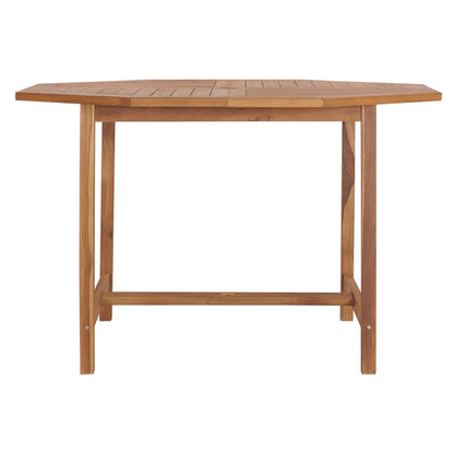 vidaXL Garten-Esstisch 110x110x75 cm Massivholz Teak