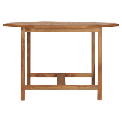 vidaXL Garten-Esstisch 110x110x75 cm Massivholz Teak