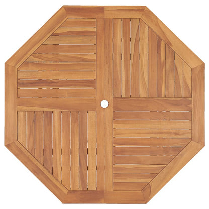 vidaXL Garten-Esstisch 110x110x75 cm Massivholz Teak