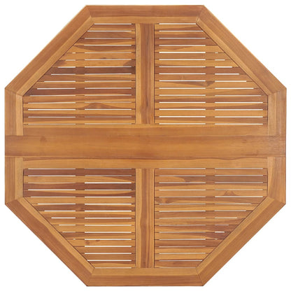 vidaXL Garten-Esstisch Klappbar 110x110x75 cm Massivholz Teak