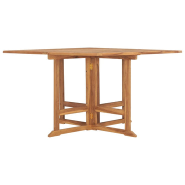 vidaXL Garten-Esstisch Klappbar 110x110x75 cm Massivholz Teak