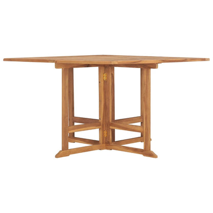 vidaXL Garten-Esstisch Klappbar 110x110x75 cm Massivholz Teak