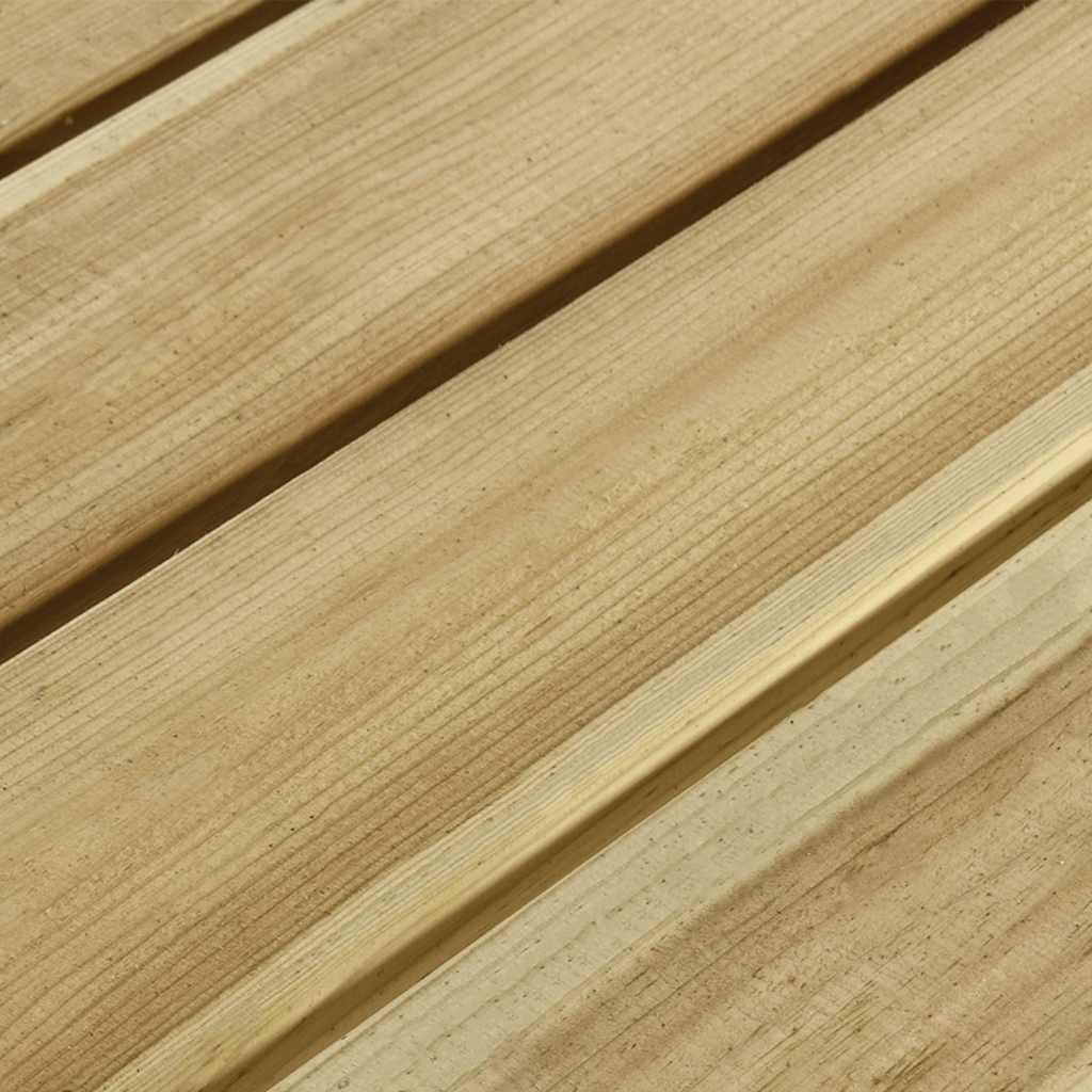 vidaXL Picknicktisch mit Bänken 220x122x72 cm Kiefernholz Imprägniert