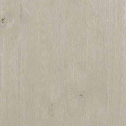 vidaXL Nachttische HAMAR 2 Stk. Weiß 40x35x44,5 cm Massivholz