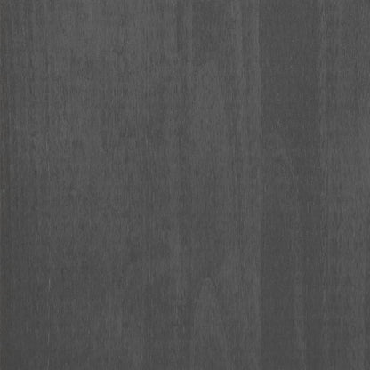 vidaXL Nachttisch HAMAR Dunkelgrau 40x35x62 cm Massivholz Kiefer
