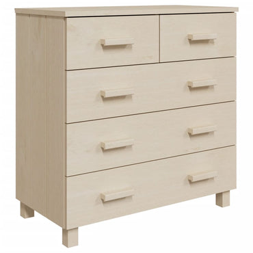 vidaXL Sideboard HAMAR Honigbraun 79x40x80 cm Massivholz Kiefer