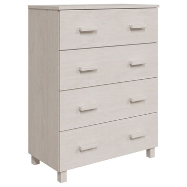 vidaXL Buffet HAMAR Blanc 79x40x103,5 cm Bois de pin massif