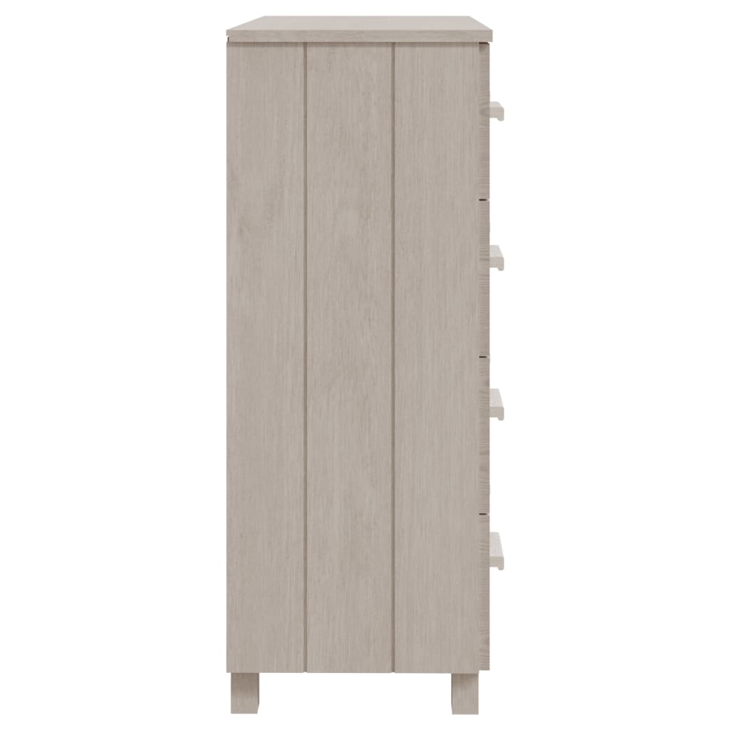 vidaXL Buffet HAMAR Blanc 79x40x103,5 cm Bois de pin massif
