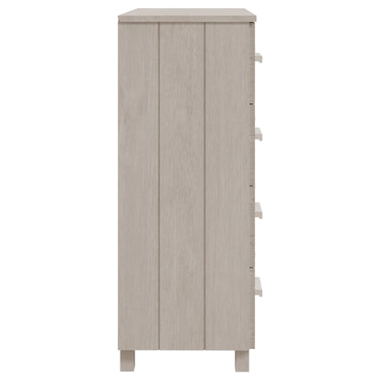 vidaXL Buffet HAMAR Blanc 79x40x103,5 cm Bois de pin massif