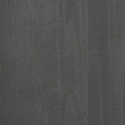 vidaXL Buffet HAMAR gris foncé 79x40x103,5 cm bois de pin massif
